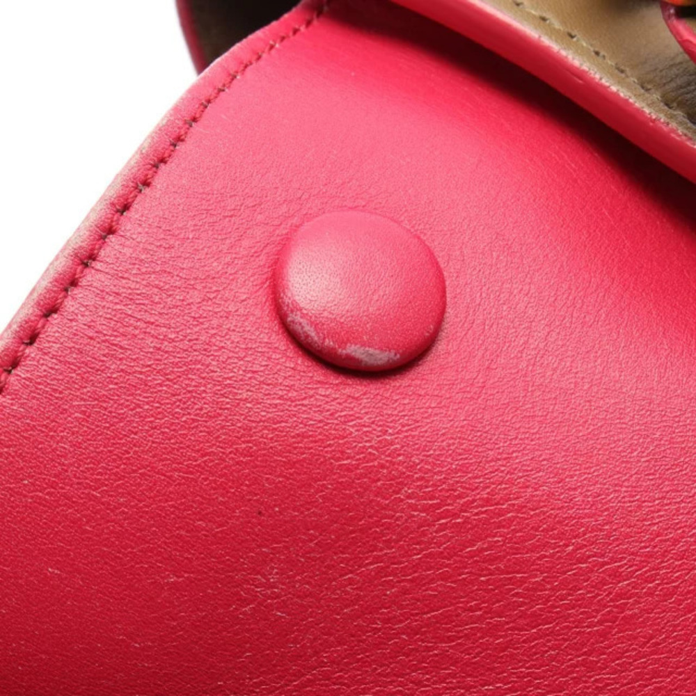 Celine Leather Handbag Trapeze Tones Pink Brown - Picture 8 of 10